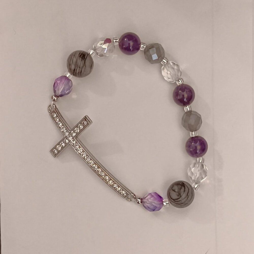 2 for $12 -Beautiful cross bracelet!